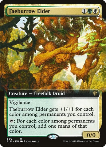 Image for Faeburrow Elder (Extended Art) (380) [Throne of Eldraine]