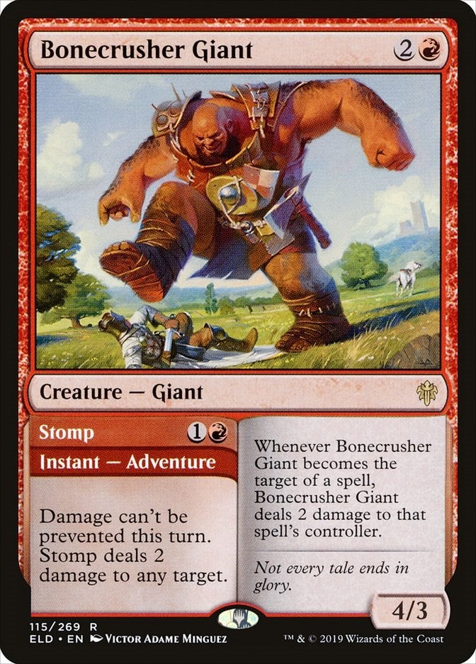 Image for Bonecrusher Giant (115) [Throne of Eldraine]