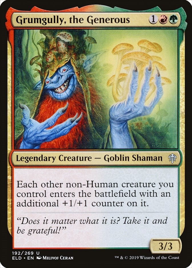Image for Grumgully, the Generous (192) [Throne of Eldraine]