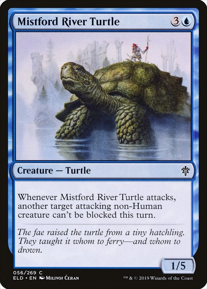 Image for Mistford River Turtle (56) [Throne of Eldraine]