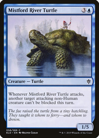 Image for Mistford River Turtle (56) [Throne of Eldraine]