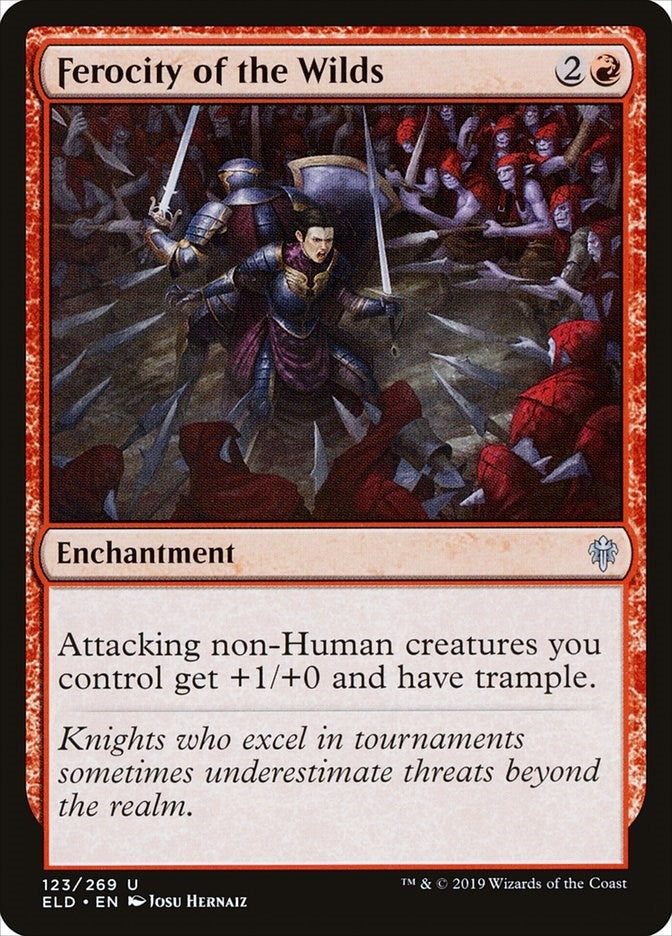 Image for Ferocity of the Wilds (123) [Throne of Eldraine]
