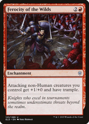Image for Ferocity of the Wilds (123) [Throne of Eldraine]