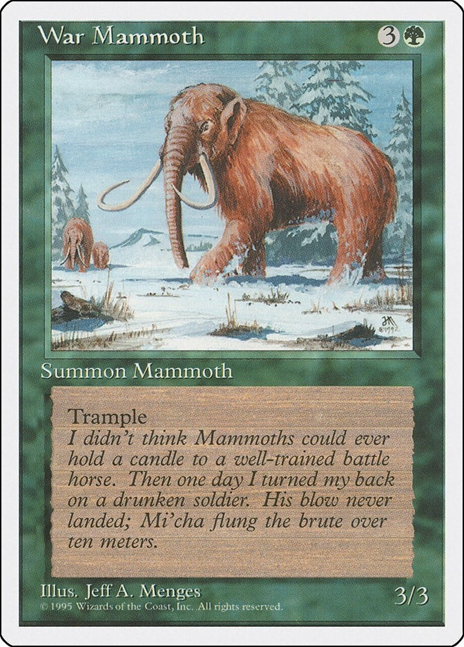 Image for War Mammoth [Fourth Edition]