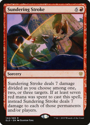 Image for Sundering Stroke (144) [Throne of Eldraine]