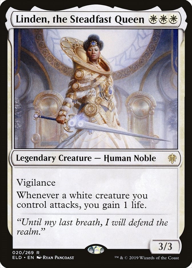 Image for Linden, the Steadfast Queen (20) [Throne of Eldraine]