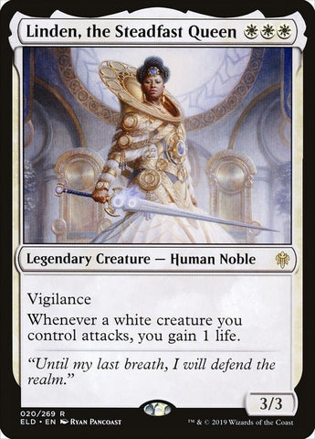 Image for Linden, the Steadfast Queen (20) [Throne of Eldraine]
