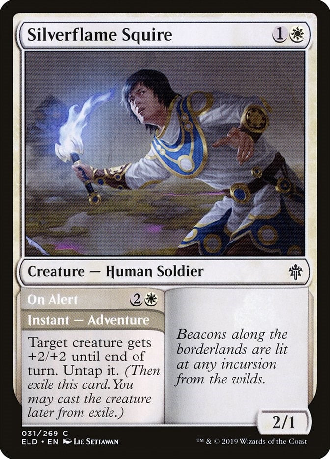 Image for Silverflame Squire (31) [Throne of Eldraine]