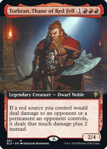 Image for Torbran, Thane of Red Fell (Extended Art) (367) [Throne of Eldraine]