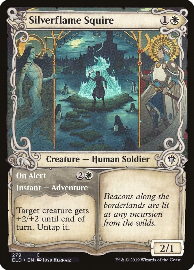 Image for Silverflame Squire (Showcase) (279) [Throne of Eldraine]