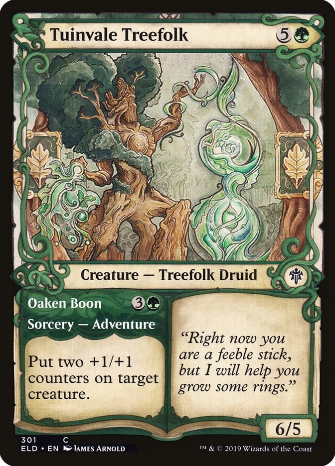Image for Tuinvale Treefolk (Showcase) (301) [Throne of Eldraine]
