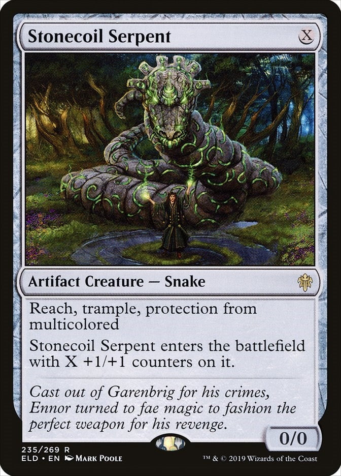 Image for Stonecoil Serpent (235) [Throne of Eldraine]