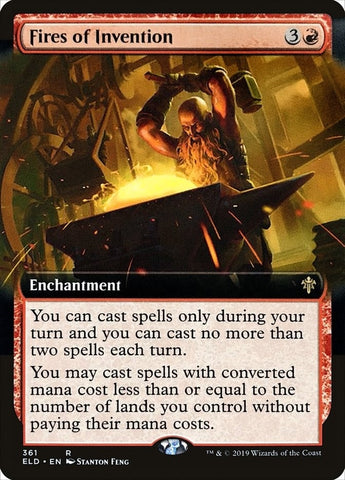 Image for Fires of Invention (Extended Art) (361) [Throne of Eldraine]