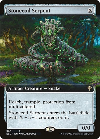 Image for Stonecoil Serpent (Extended Art) (385) [Throne of Eldraine]