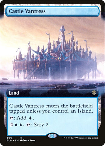 Image for Castle Vantress (Extended Art) (390) [Throne of Eldraine]