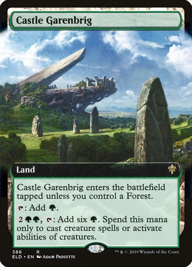 Image for Castle Garenbrig (Extended Art) (388) [Throne of Eldraine]