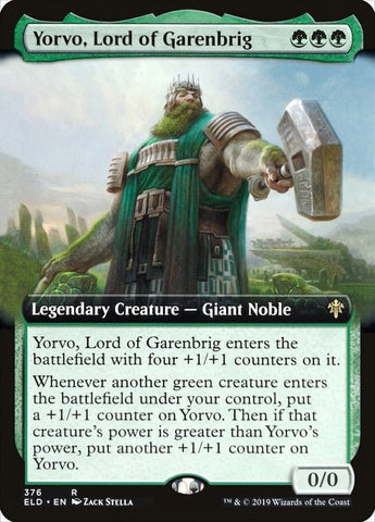 Image for Yorvo, Lord of Garenbrig (Extended Art) (376) [Throne of Eldraine]