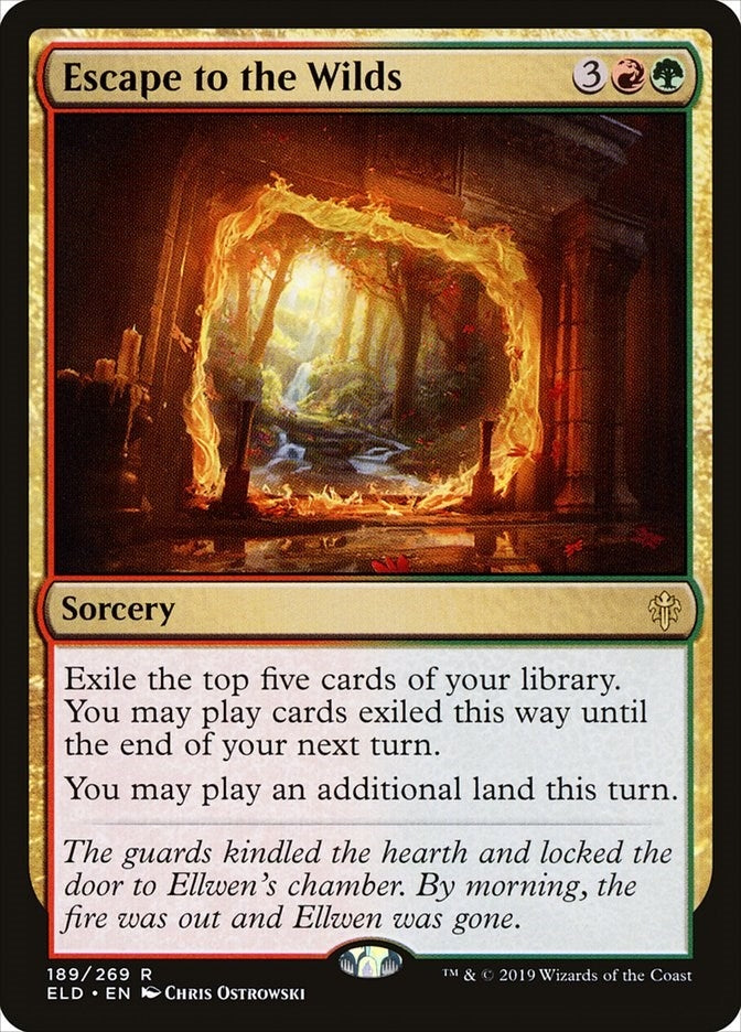 Image for Escape to the Wilds (189) [Throne of Eldraine]