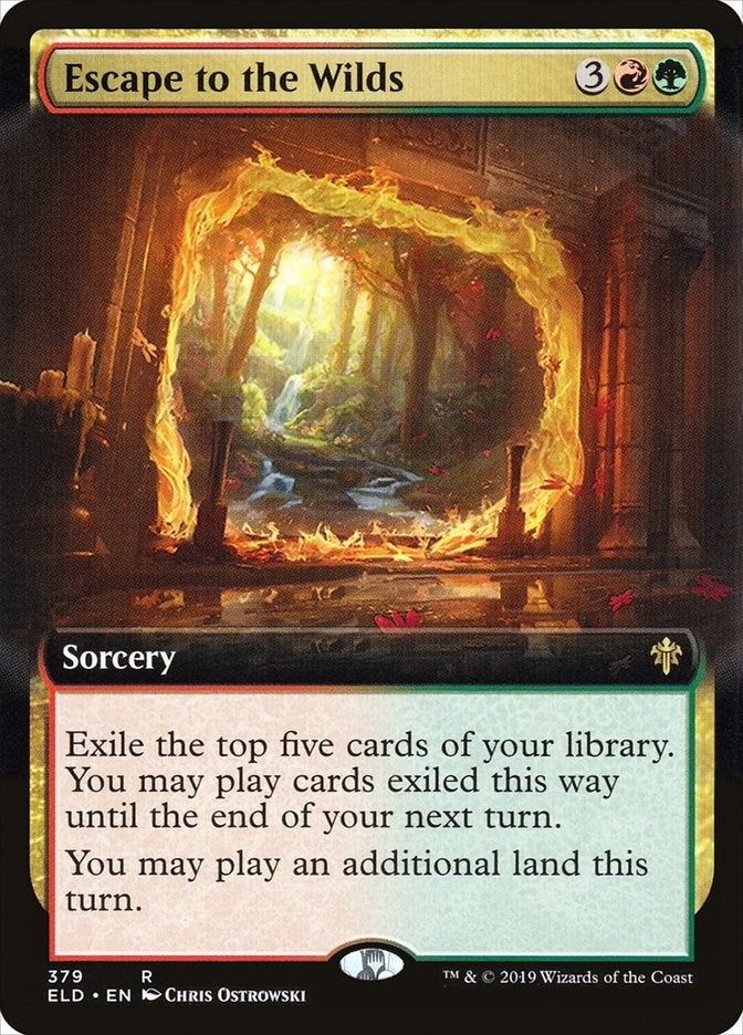 Image for Escape to the Wilds (Extended Art) (379) [Throne of Eldraine]