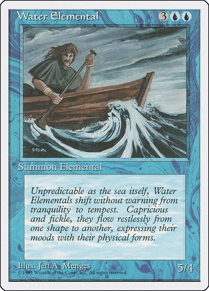 Image for Water Elemental - Magic: The Gathering