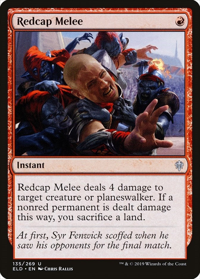 Image for Redcap Melee (135) [Throne of Eldraine]
