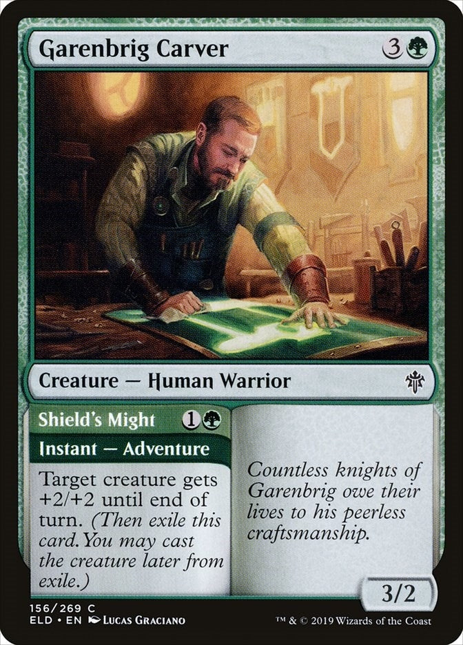 Image for Garenbrig Carver (156) [Throne of Eldraine]
