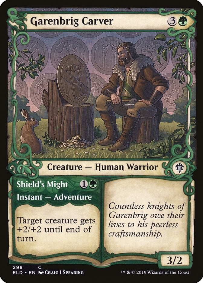 Image for Garenbrig Carver (Showcase) (298) [Throne of Eldraine]