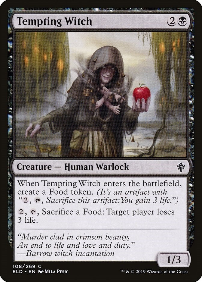 Image for Tempting Witch (108) [Throne of Eldraine]
