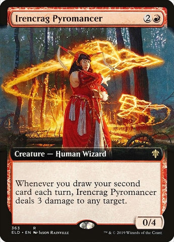 Image for Irencrag Pyromancer (Extended Art) (363) [Throne of Eldraine]