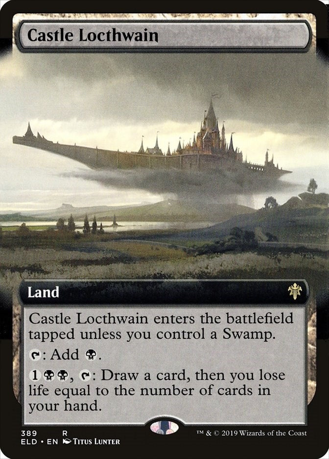 Image for Castle Locthwain (Extended Art) (389) [Throne of Eldraine]