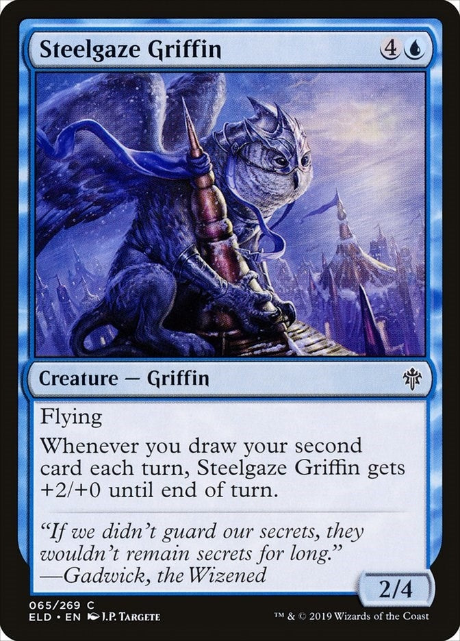 Image for Steelgaze Griffin (65) [Throne of Eldraine]