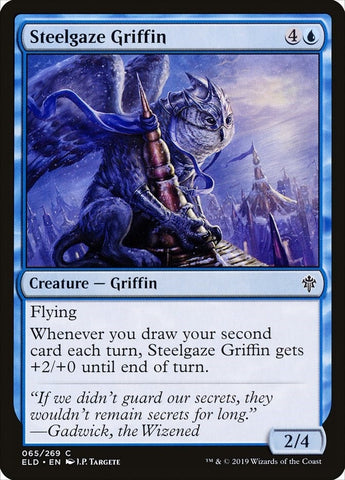 Image for Steelgaze Griffin (65) [Throne of Eldraine]