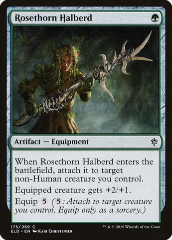 Image for Rosethorn Halberd (175) [Throne of Eldraine]