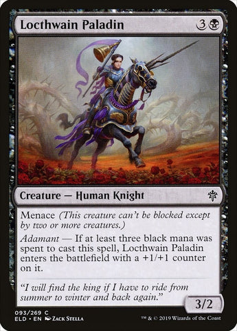 Image for Locthwain Paladin (93) [Throne of Eldraine]