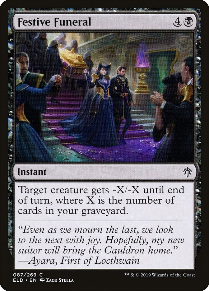 Image for Festive Funeral (87) [Throne of Eldraine]