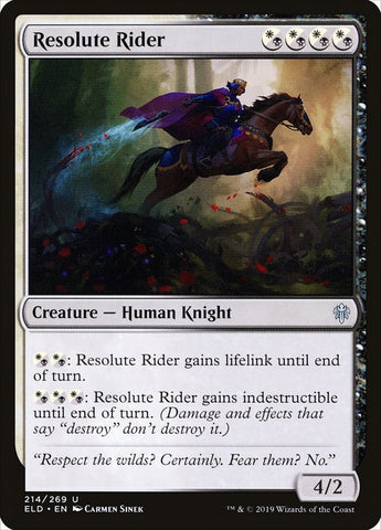 Image for Resolute Rider (214) [Throne of Eldraine]