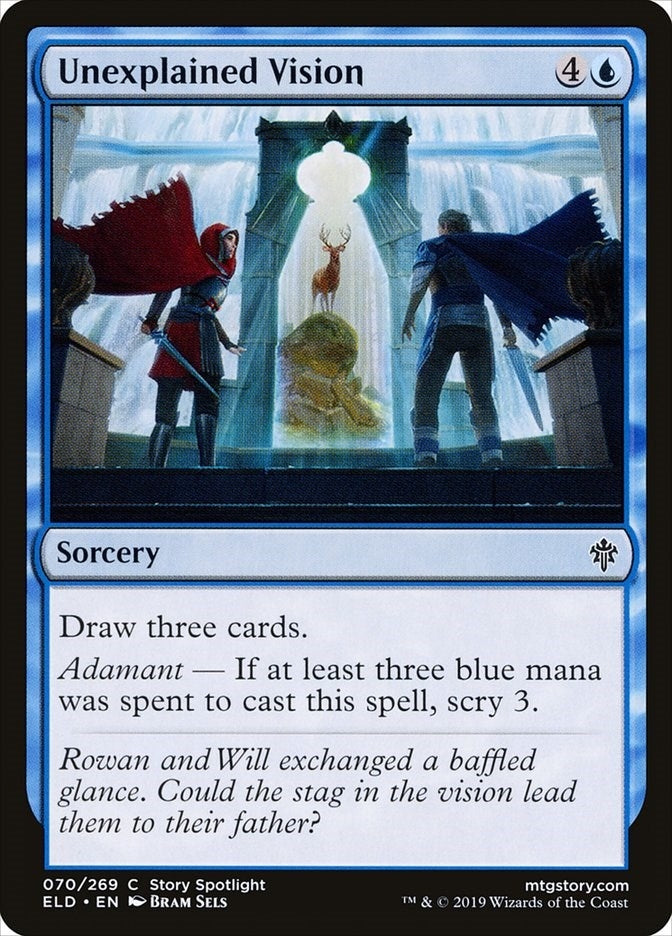 Image for Unexplained Vision (70) [Throne of Eldraine]