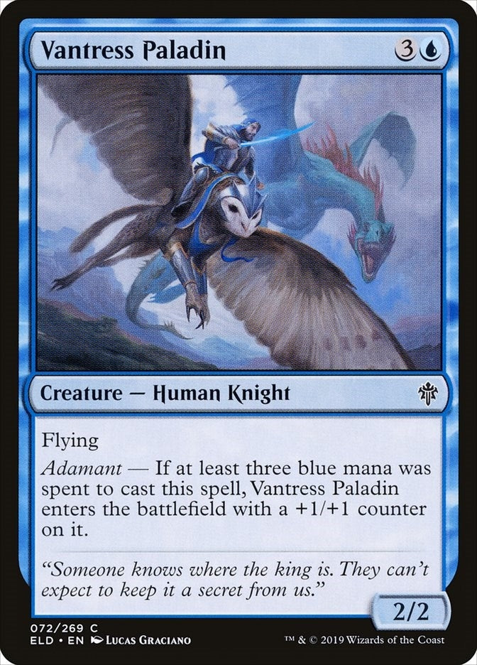 Image for Vantress Paladin (72) [Throne of Eldraine]