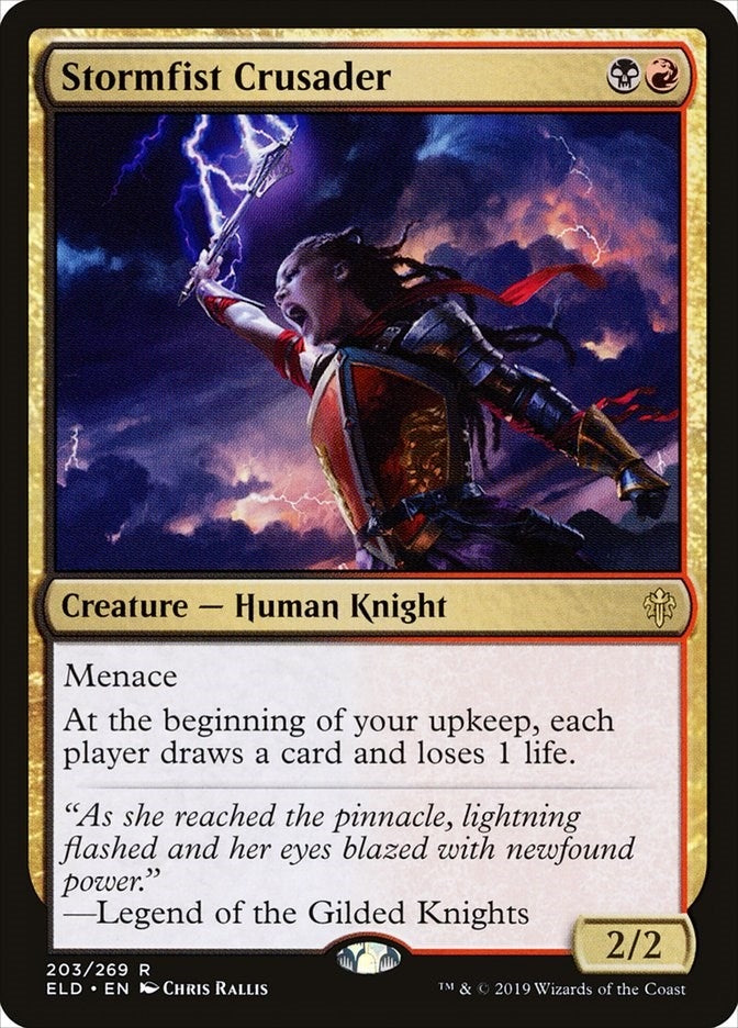 Image for Stormfist Crusader (203) [Throne of Eldraine]