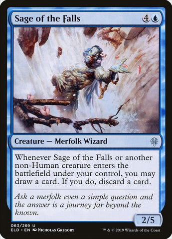 Image for Sage of the Falls (63) [Throne of Eldraine]
