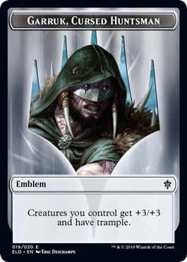 Image for Emblem - Garruk, Cursed Huntsman (19) [Throne of Eldraine]