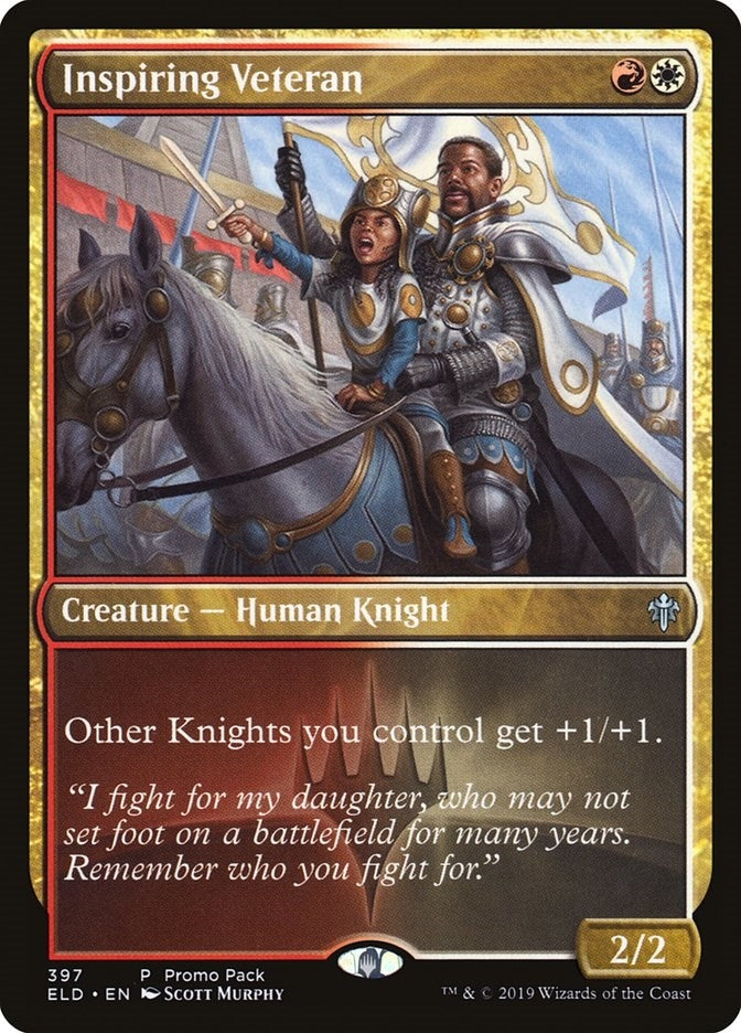 Image for Inspiring Veteran (397) [Promo Pack: Throne of Eldraine]