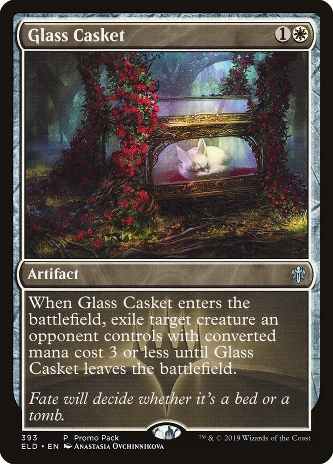 Image for Glass Casket (393) [Promo Pack: Throne of Eldraine]