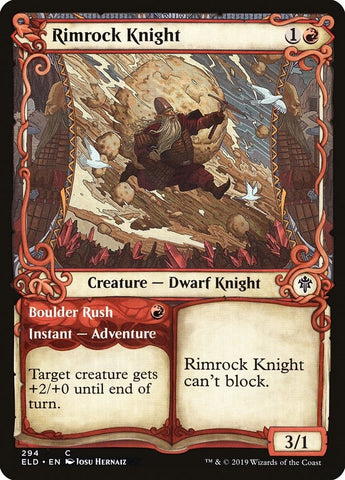 Image for Rimrock Knight (Showcase) (294) [Throne of Eldraine]