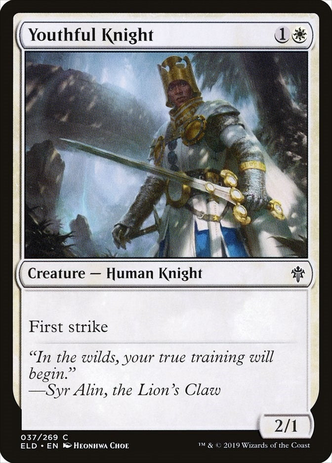 Image for Youthful Knight (37) [Throne of Eldraine]