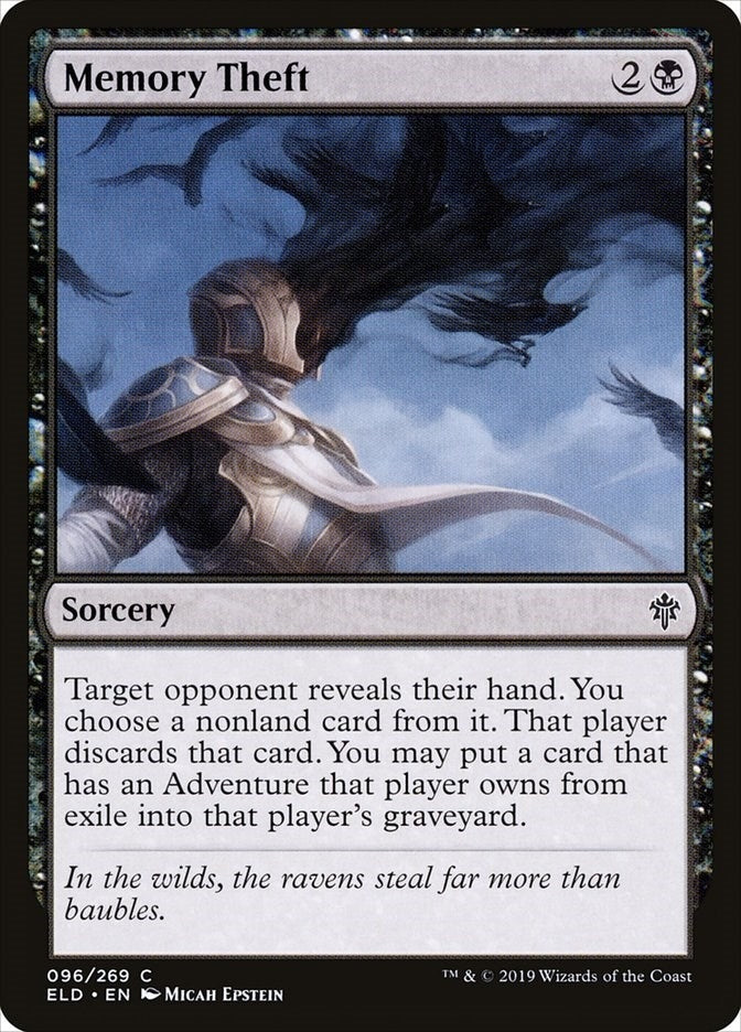 Image for Memory Theft (96) [Throne of Eldraine]