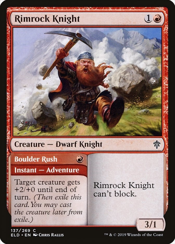 Image for Rimrock Knight (137) [Throne of Eldraine]