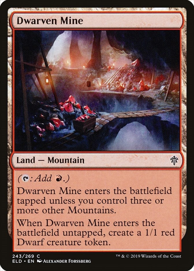 Image for Dwarven Mine (243) [Throne of Eldraine]