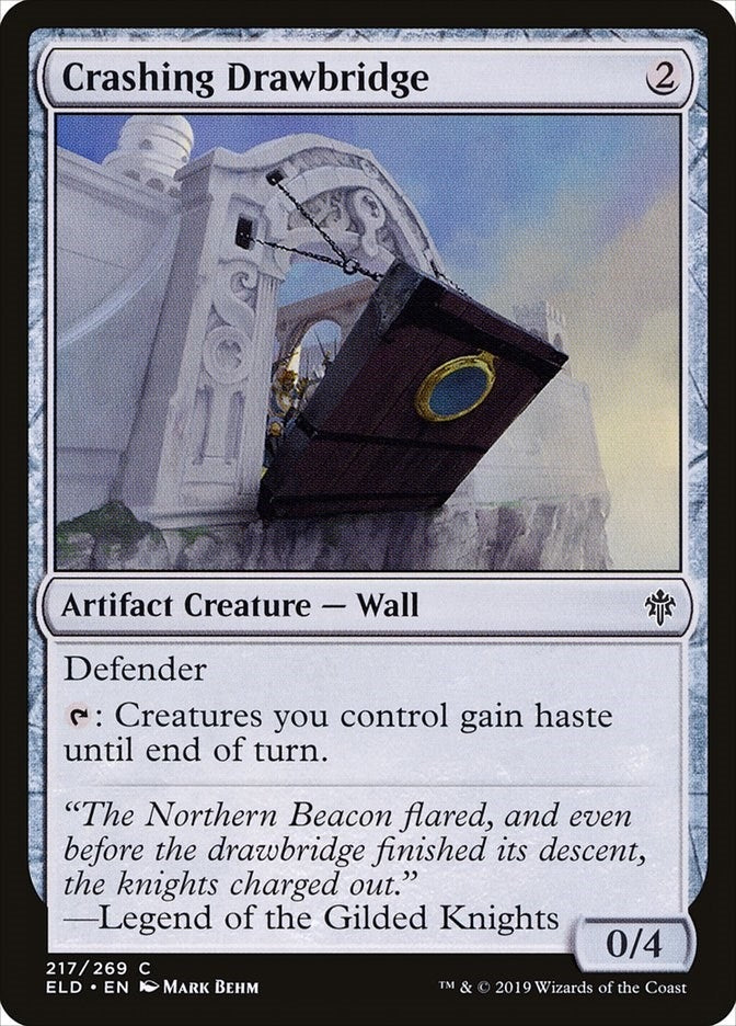 Image for Crashing Drawbridge (217) [Throne of Eldraine]
