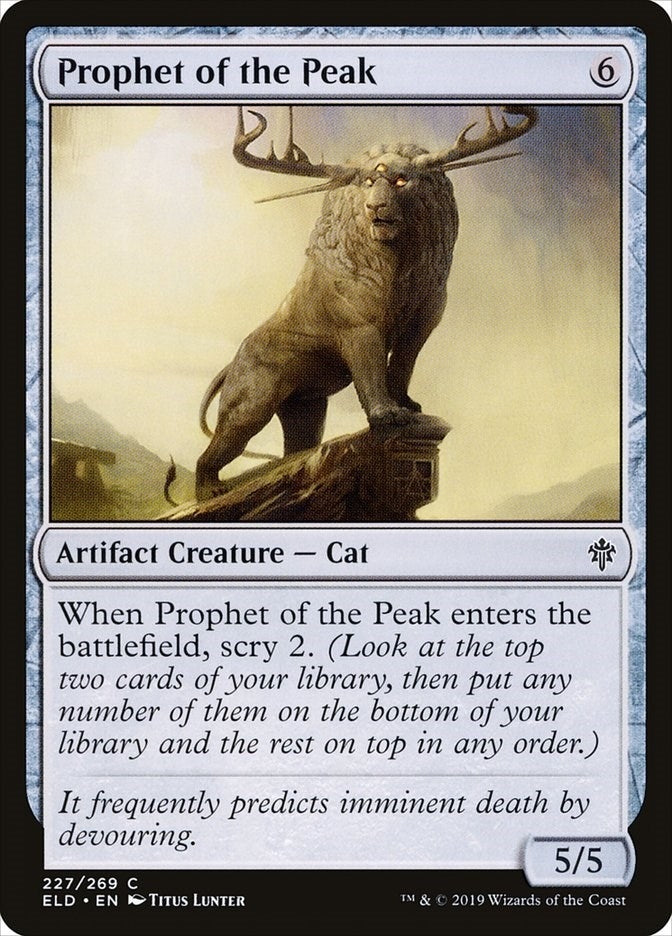 Image for Prophet of the Peak (227) [Throne of Eldraine]